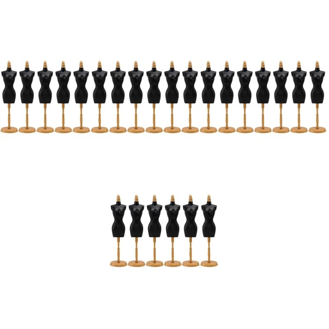 4x Vestido muñeca Forma muñeca Pantalla Maniquí Costura Forma Maniquí Torso Maniquí
