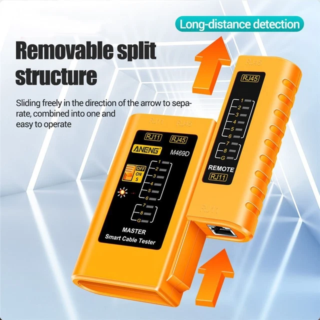 Caldo Linea Misurazione Strumento Tester 1 Pezzi M469d Cura Rete