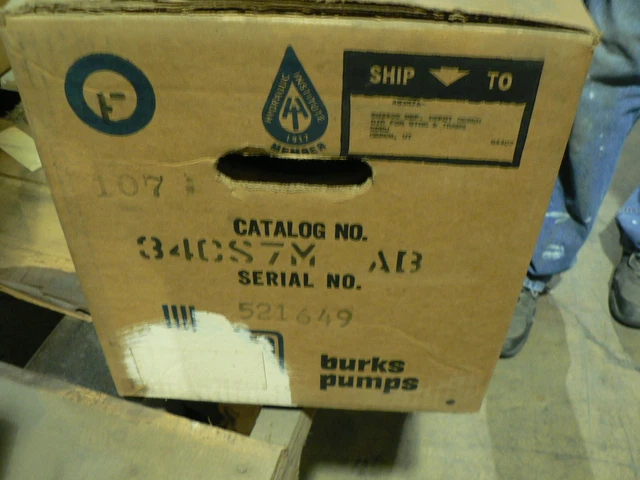 Burks Cs Boiler Feed Pump 34Cs7M-Ab 1/3 Hp Single Phase 115/208-230 Burks Cs Boiler Feed Pump 34Cs7M-Ab 1/3 Hp Single Phase 115/208-230