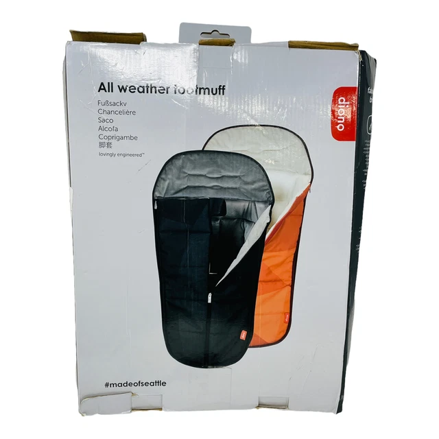 Diono All Weather Footmuff Classic Footmuff, Universal Fit. Orange