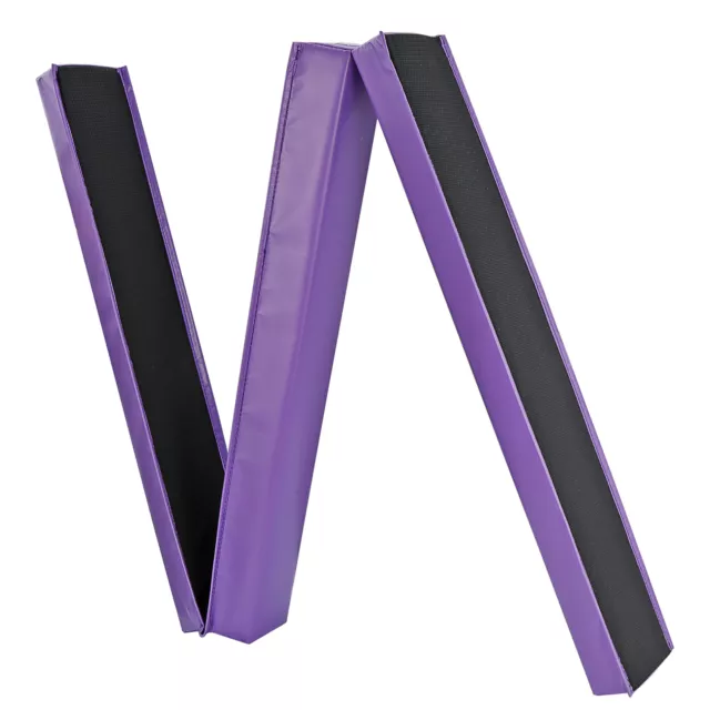 9ft Purple Balance Beam Extra Firm Vinyl Folding Gymnastics Equipment by Springe