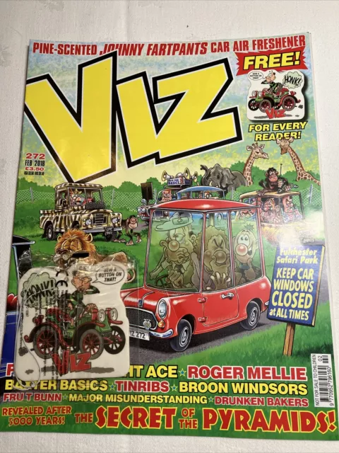 viz magazine Issue No. 272 Complete With Free Gift - Car Air Freshener