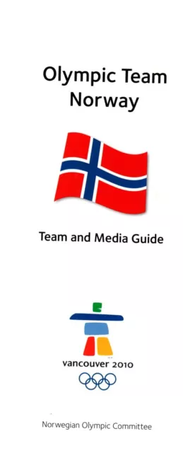 Team und Media Guide: Olympic Team Norway Vancouver 2010