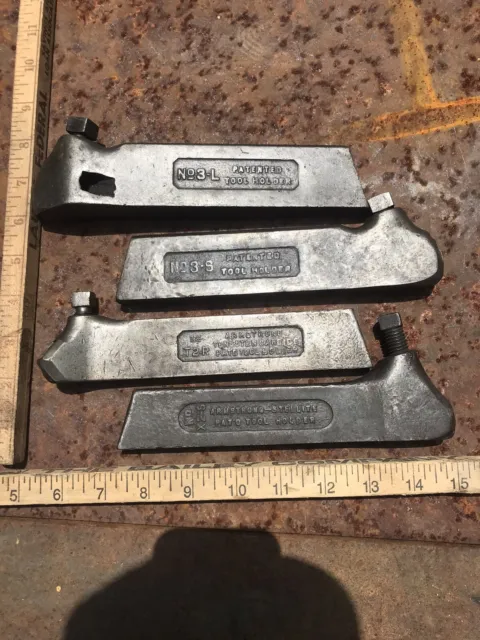 Armstrong Tool Holders Lot of 4 No.2/3 Machine Lathe Chicago