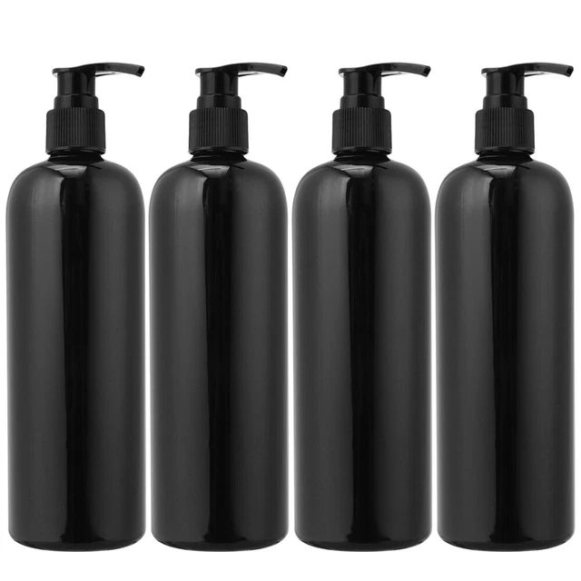 4 piezas botella de bomba de prensa loción cosmética portátil embotellada de viaje