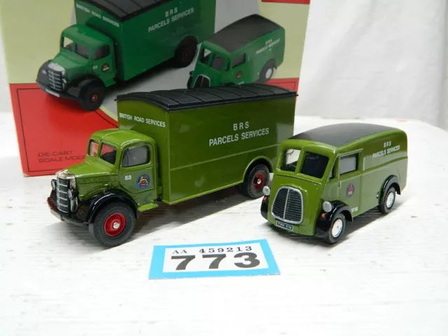 Corgi 1:50/1:43 2pc Set Bedford O Series Van/Morris J Van BRS Box 97200