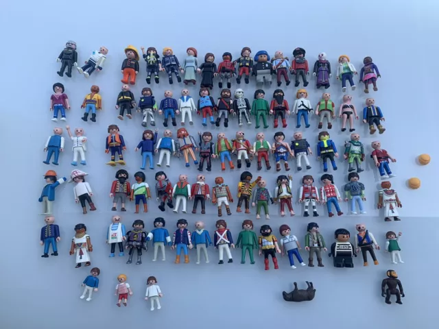Lot De 70 Personnages Playmobil Pirate City Western