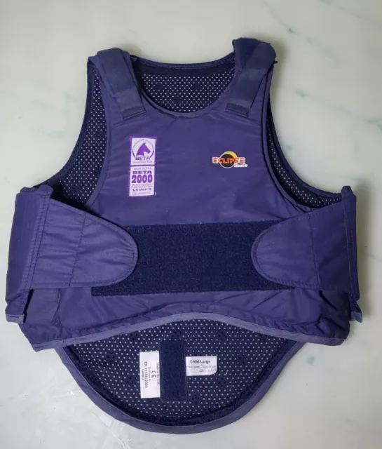 Large Child's Equestrian Body Protector Eclipse event air BETA 2000 Horse Riding