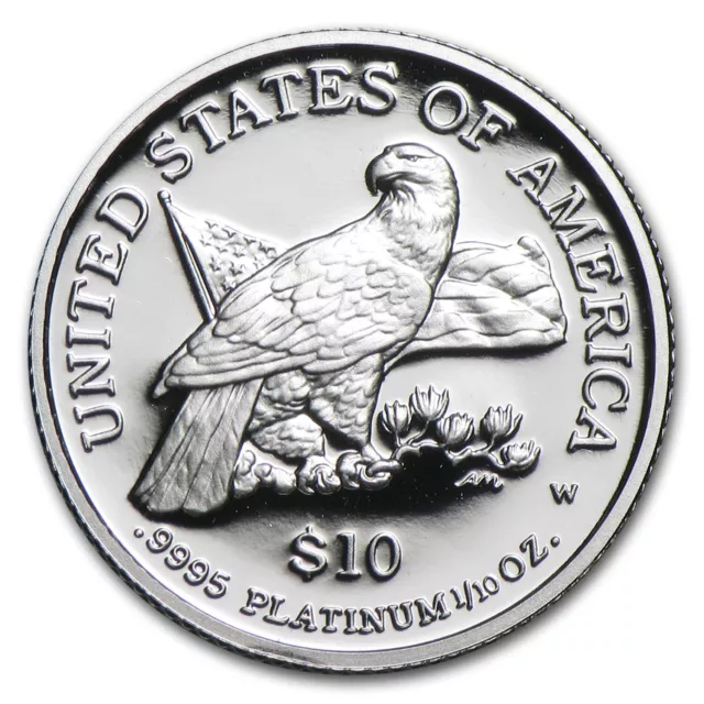 2003-W 1/10 oz Proof American Platinum Eagle (w/Box & COA) 3