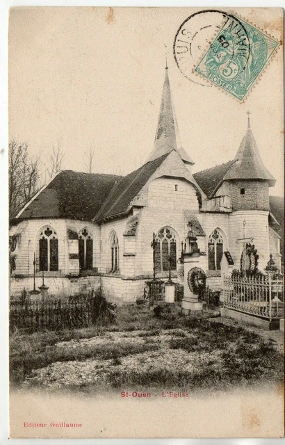 SAINT OUEN DOMPROT - Marne - CPA 51 - l' église
