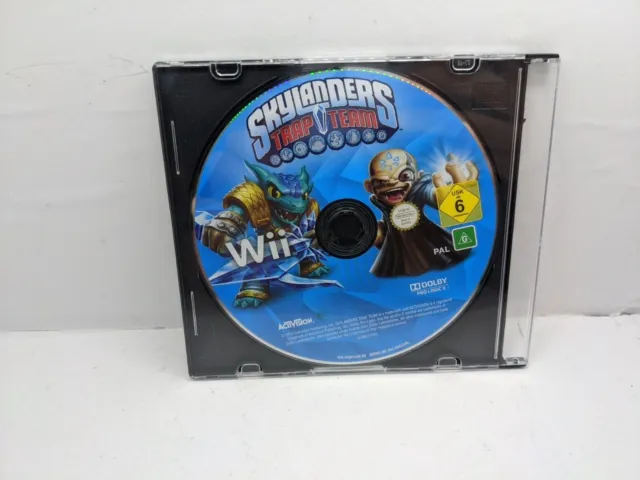 Wii Game: Skylanders Trap Team - Game Only (Disc Only) - Light Scratching