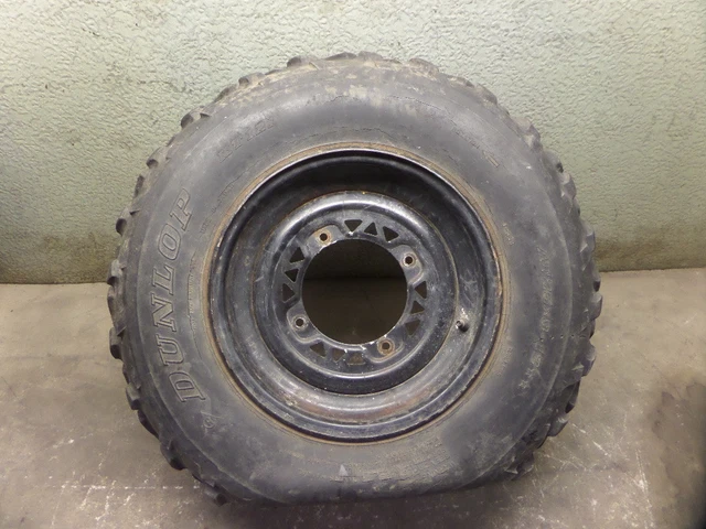 1997 Polaris Xplorer 400 4X4 Stock Wheel Rim With Dunlop At25X8-12 Tire