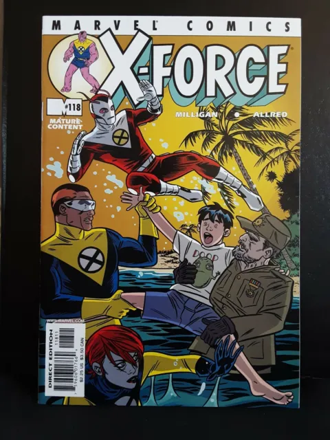 X-Force #118 Nm 9.4 Vol. 1 Milligan Story Allred Art Mature Content Pre X-Statix