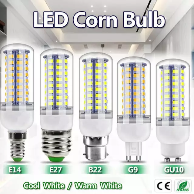 E27 E14 GU10 G9 LED Bulb 7W 15W 20W 25W Corn light bulbs Replace Halogen lamp
