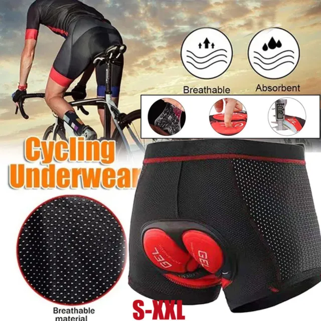 Men Women Cycling Shorts Bicycle Bike Underwear Pants Soft Sponge Gel 5D Padded