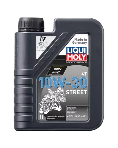 38613 - Huile de graissage moteur 1L MOTORBIKE 4T SEMI-SINTÉTICO 10W-30 STREET 2