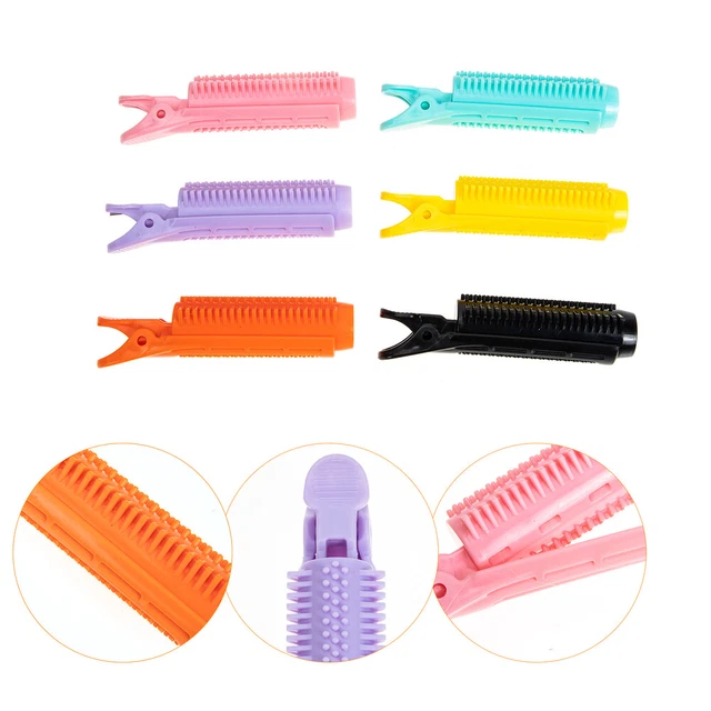 6 piezas clips de raíz para volumen de cabello rizado pinzas para el cabello rodillos para el cabello rizos para el cabello
