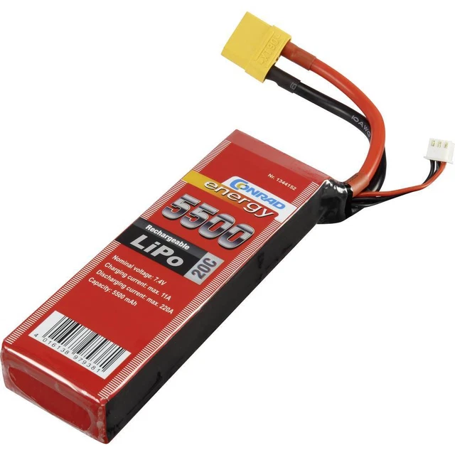 Reely Pack Batterie LiPo 11.1 V 3700 MAh 3 Cellules 40 C Hardcase XT90 – RC Modélisme