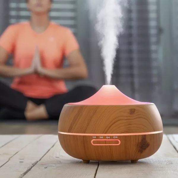 Umidificatore Diffusore di Aromi 2 in 1 Stile Zen