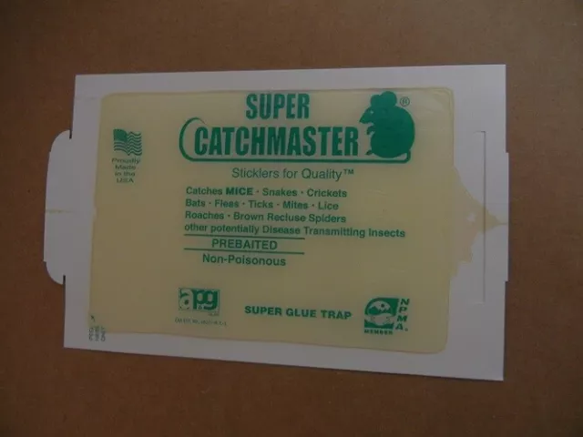 12 Catchmaster Super Peanut Butter Flavor Glue Boards 72MB - Super Mouse boards