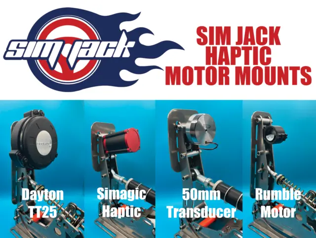 Transducer / Bass Shaker Mount for Sim Rig Aluminum Profile Fits Dayton  Audio BST-300EX 