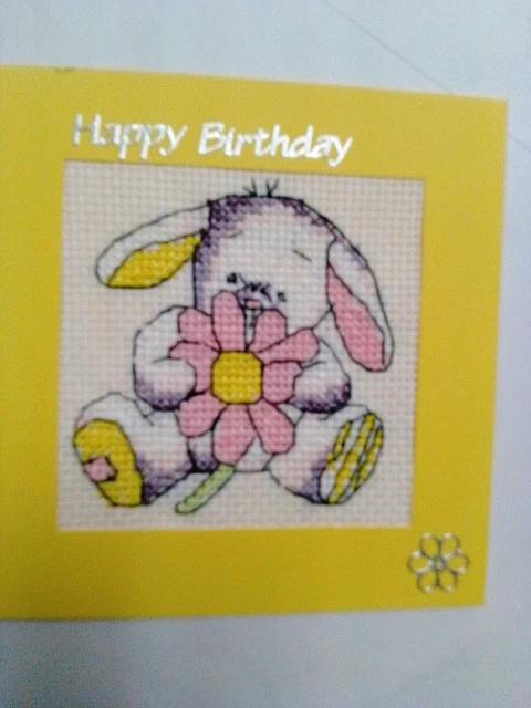 Biglietto Di Auguri Di Compleanno Con Coniglietto Di Campagna In - Foto 8