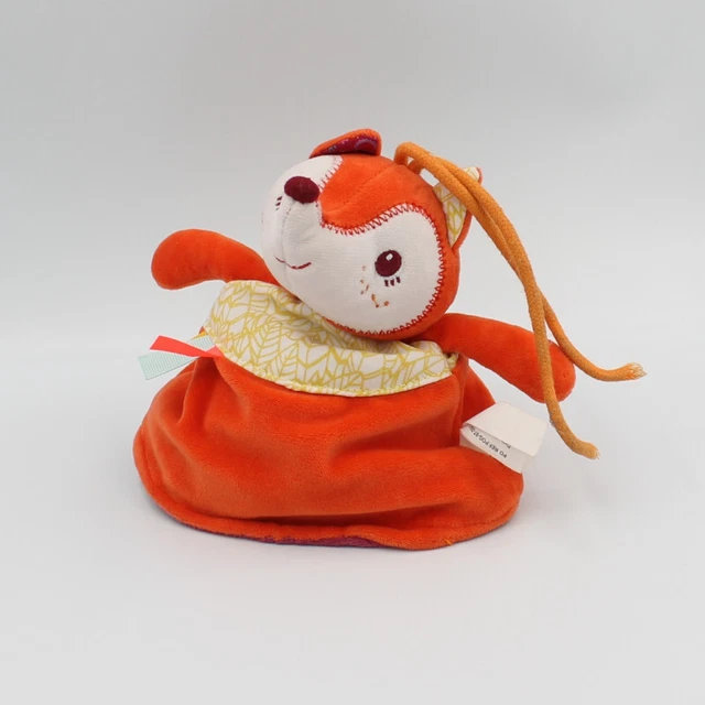 Doudou eveil réversible renard hérisson LILLIPUTIENS - 28737