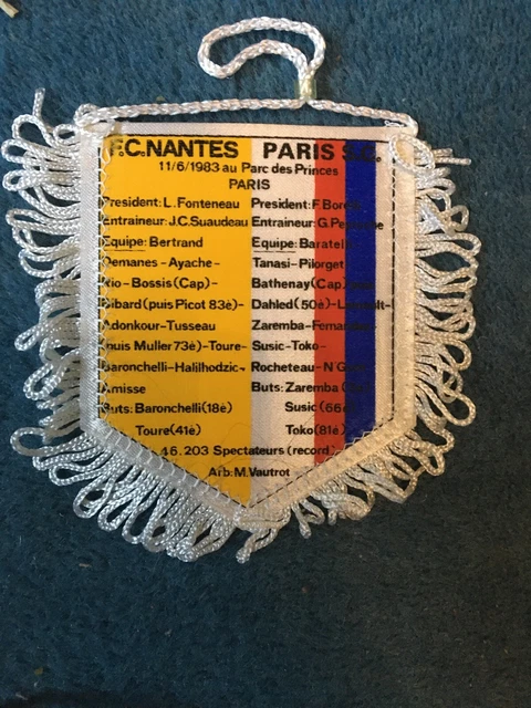 PSG - Laval : demi-finale de la coupe de France en 1993 - ici