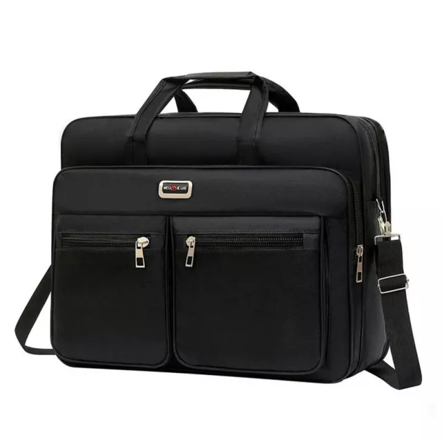 Arbeitstasche Umhängetasche Flugbegleiter Laptoptasche Herrentasche Schwarz