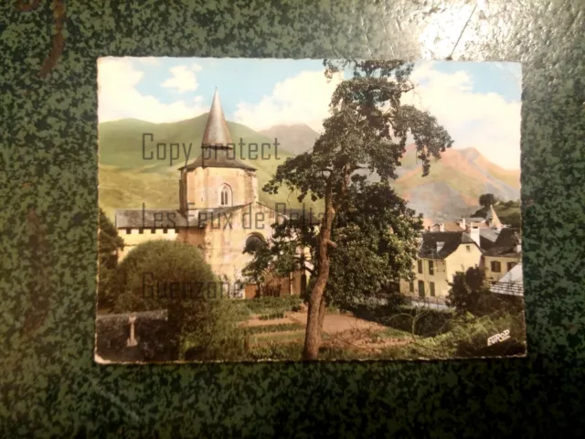 SAINT SAVIN EGLISE CLOCHER OCTOGONAL 1966 carte postale postcard