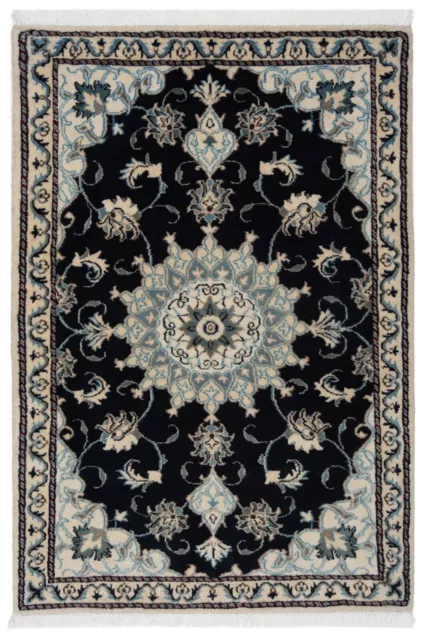 Nain Handgeknüpfter Perserteppich 133x90 cm-Fine,Orientteppich,Blau,Carpet,rug