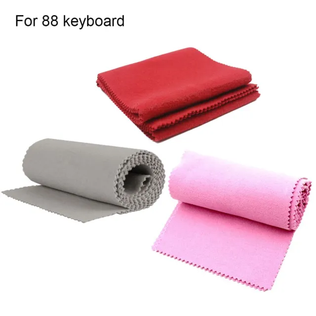 Piano Key Dust Cover Soft Cotton Anti Dust Waterproof For All 88 Key Piano
