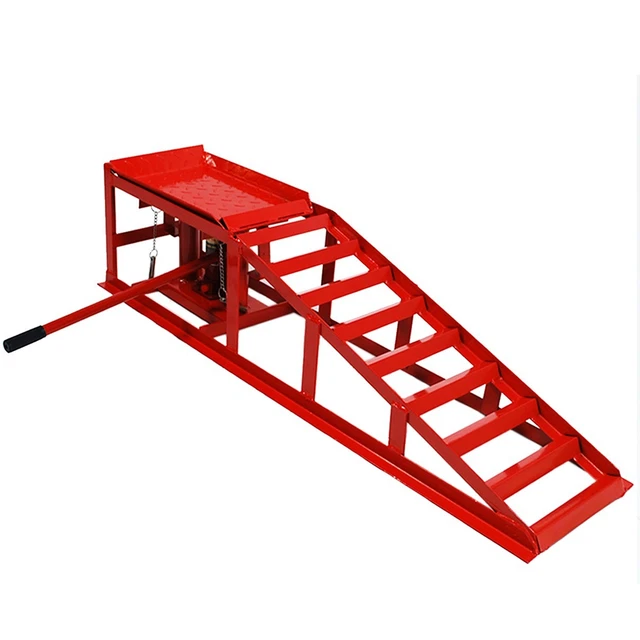 WERKTHOR Hydraulische Auffahrrampe - 4 Tonnen Für PKW & Wohnmobile