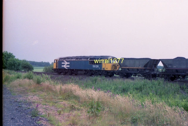 ORIGINAL RAILWAY PHOTOGRAPHIC negative Class 56 56126 MGR Aire Valley £ ...
