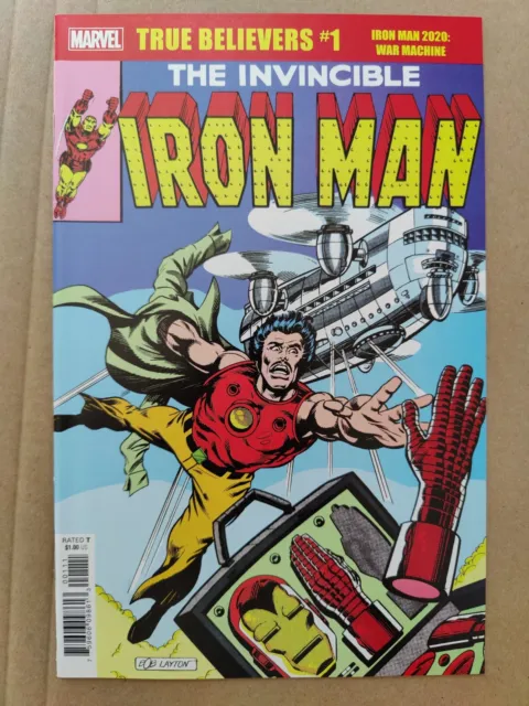 True Believers Iron Man #118 Nm Unread Key Reprint 1St James Rhodes War Machine