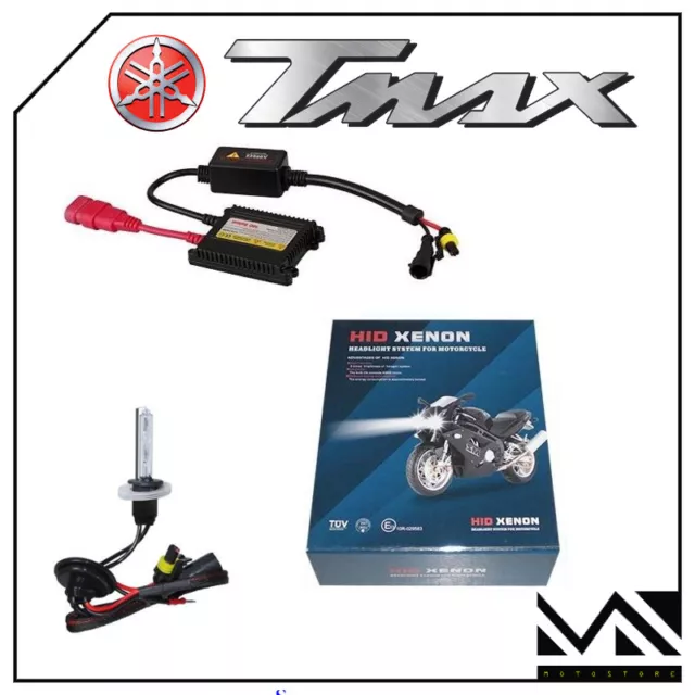 Kit Xenon  Tmax T-Max 530 Lampada Xeno H11 6000K Centralina Ultra Slim Anno 2012