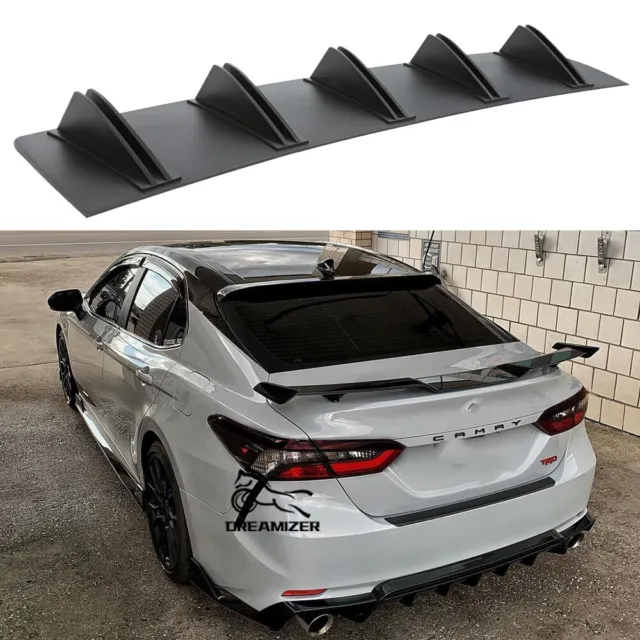 For toyota Corolla Rear Diffuser 10 Fins Bumper Lip Splitter Spoiler Body Kits