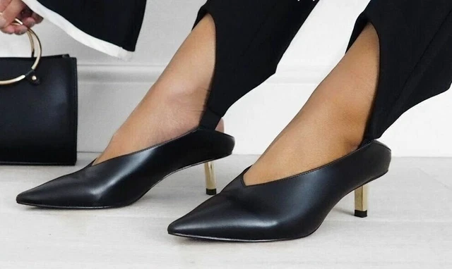 sandales noires zara