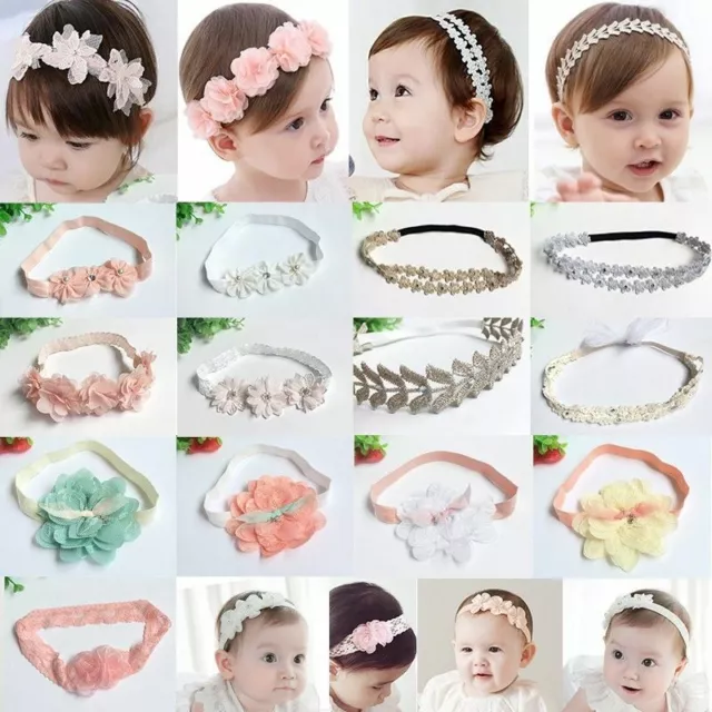 Baby Bow Headband Girl Infant Toddler Newborn Knot Turban Hair Band Head Wrap