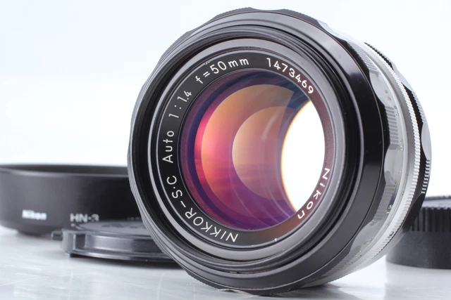 [T MINT w/ Hood] Nikon NIKKOR-S.C SC Auto 50mm F/1.4 Non-Ai SLR MF Lens Japan