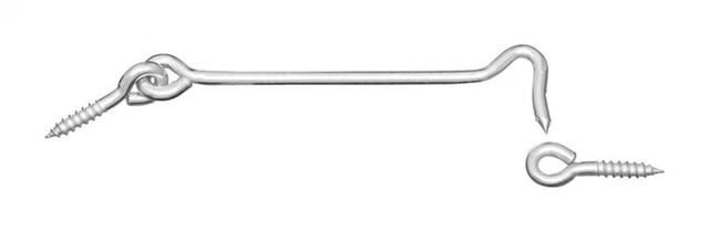 National Hardware N226-381 Steel Zinc-Plated General Purpose Hook & Eye 6 L in.