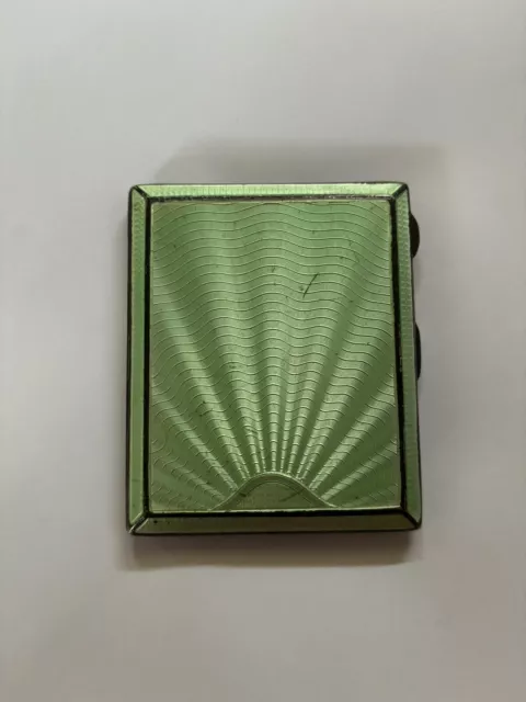 Art Deco Sterling Silver Cigarette/Card Case