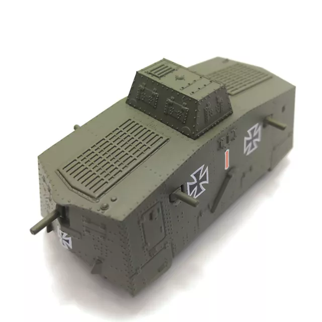 1:100 German WWI A7V Tank Model Military Vehicle Car Model Collection/Decoration