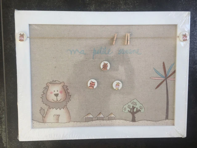 Tableau décoratif / mémo magnétique pour chambre bébé / enfant neuf