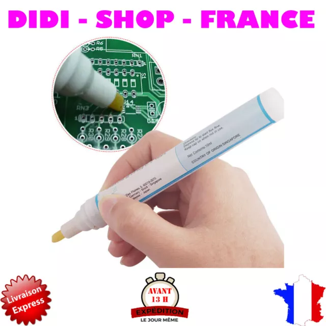 Stylo Flux de soudure 10 ML cellule solaire décapant CMS.