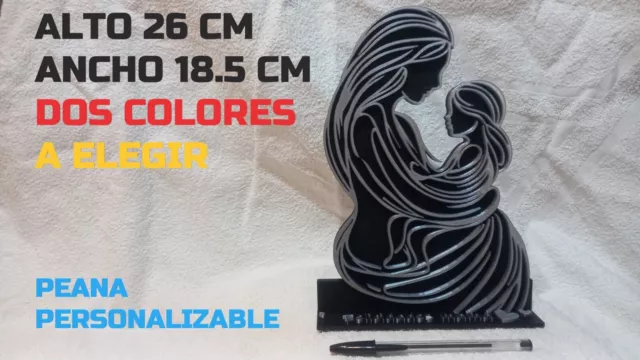 escultura minimalistas en dos colores a elegir y con peana personalizable.