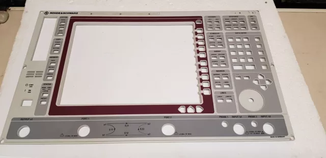 Rohde&Schwarz Zvr Serie Red Analizador De Placa Frontal