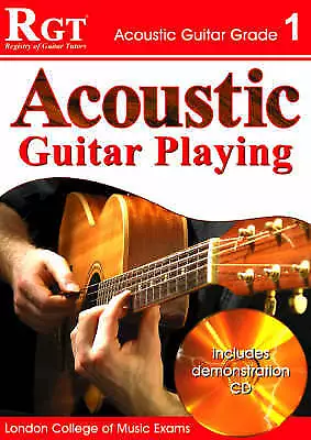 RGT LCM Acoustic Guitar Playing Grade 1 Music Exam TAB Notes Book CD - N8
