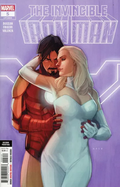 Invincible Iron Man Vol 4 #5 Cover E 2nd Print Noto Cover B Marvel 2023 EB65