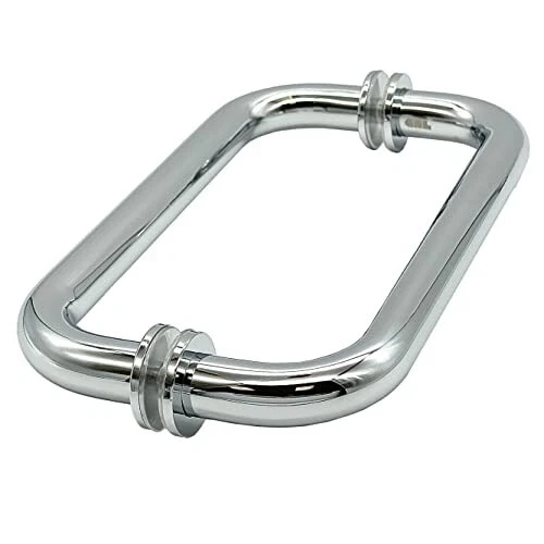 BM8X8CH CRL Polished Chrome 8" BM Series Tubular Back-to-Back Pull Handle